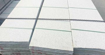 淮北芝麻白毛板，石材毛板