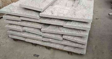 淮北芝麻白蘑菇石，自然面