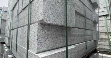 淮北芝麻白路牙石 马路牙子