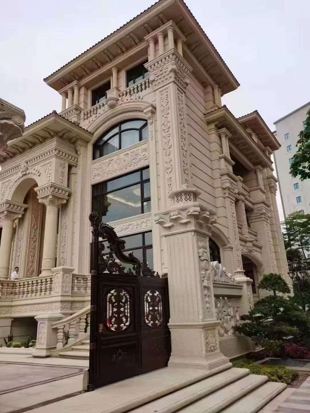 淮北黄金麻别墅外墙异形定制